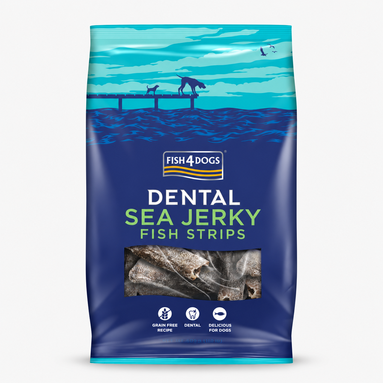 Fish4Dogs Dental Sea Jerky – Fish Strips