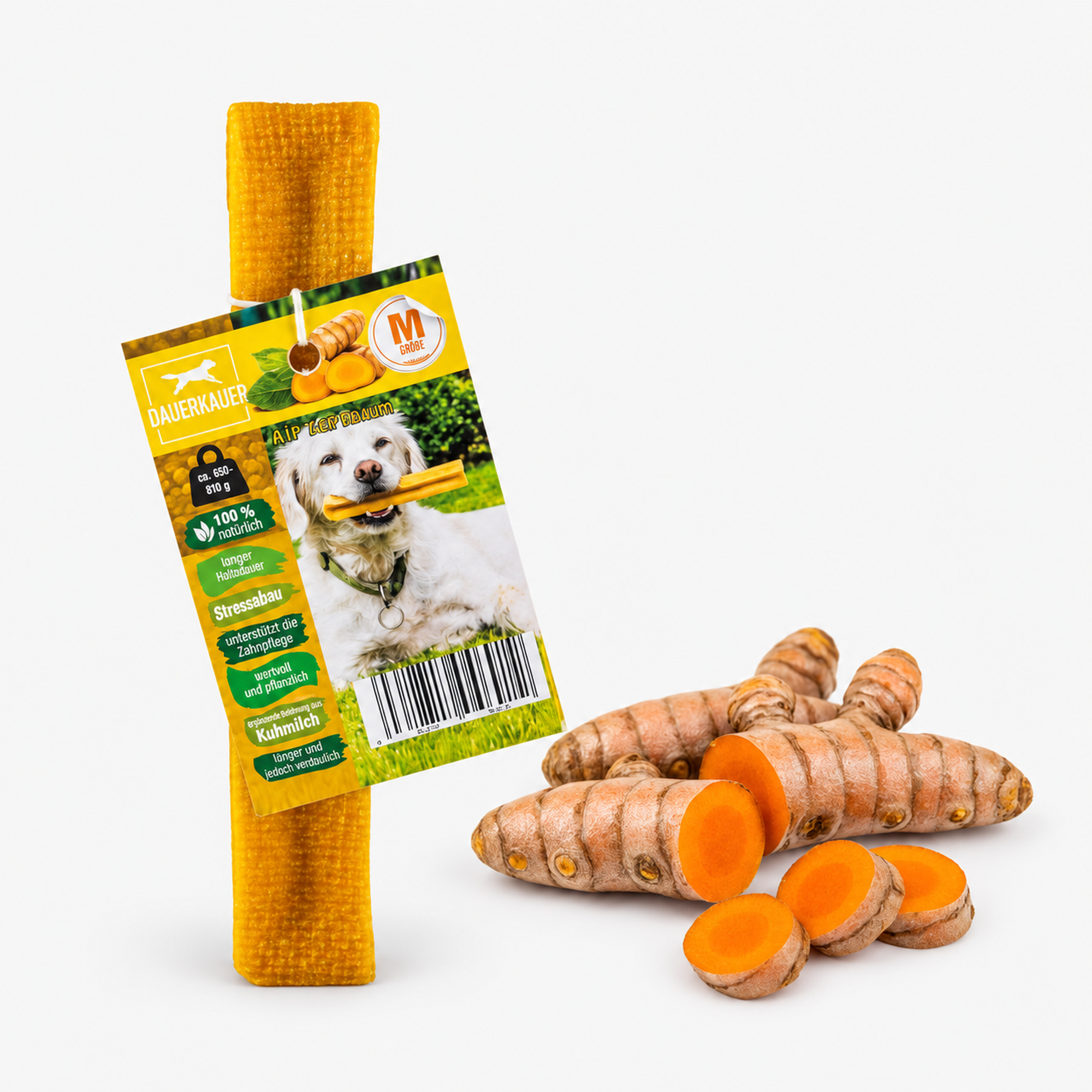 DAUERKAUER Käseknochen Kurkuma WOLTERS cat & dog GmbH