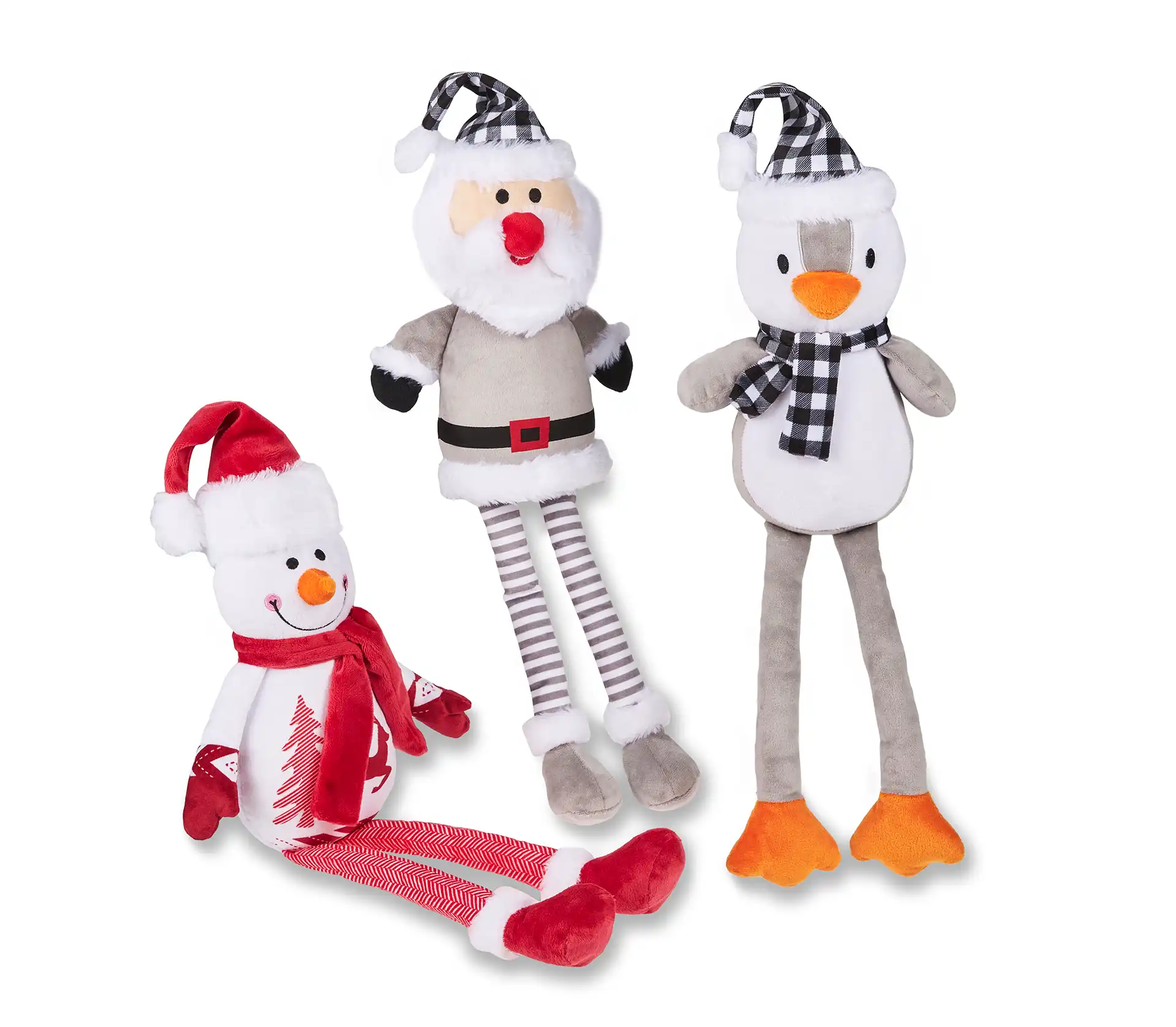 Wolters Weihnachtsmann Pinguin Schneemann Gruppe X-Mas Set Classic Hundelounge
