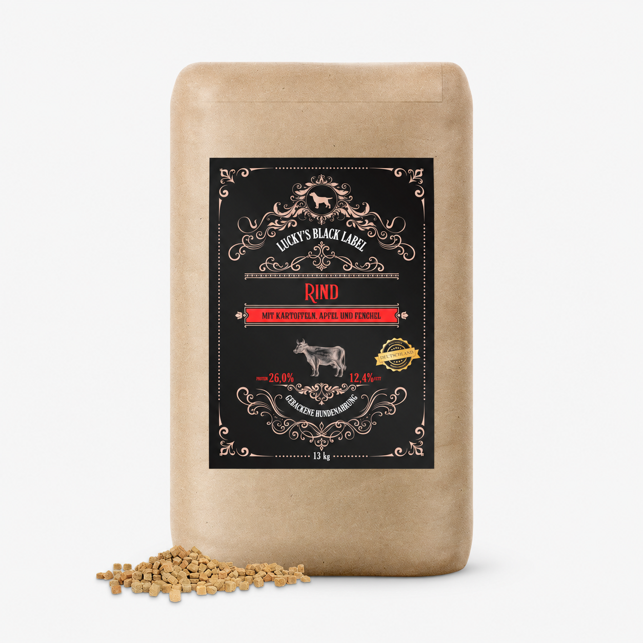 Lucky's Black Label Rind ofengebacken WOLTERS cat & dog GmbH