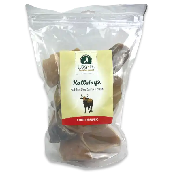 Calf hooves for dogs Natural chew with teeth care effect WOLTERS cat