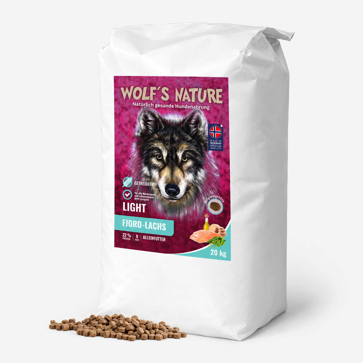 Wolf's Nature Fjord-Lachs Senior/Light WOLTERS cat & dog GmbH