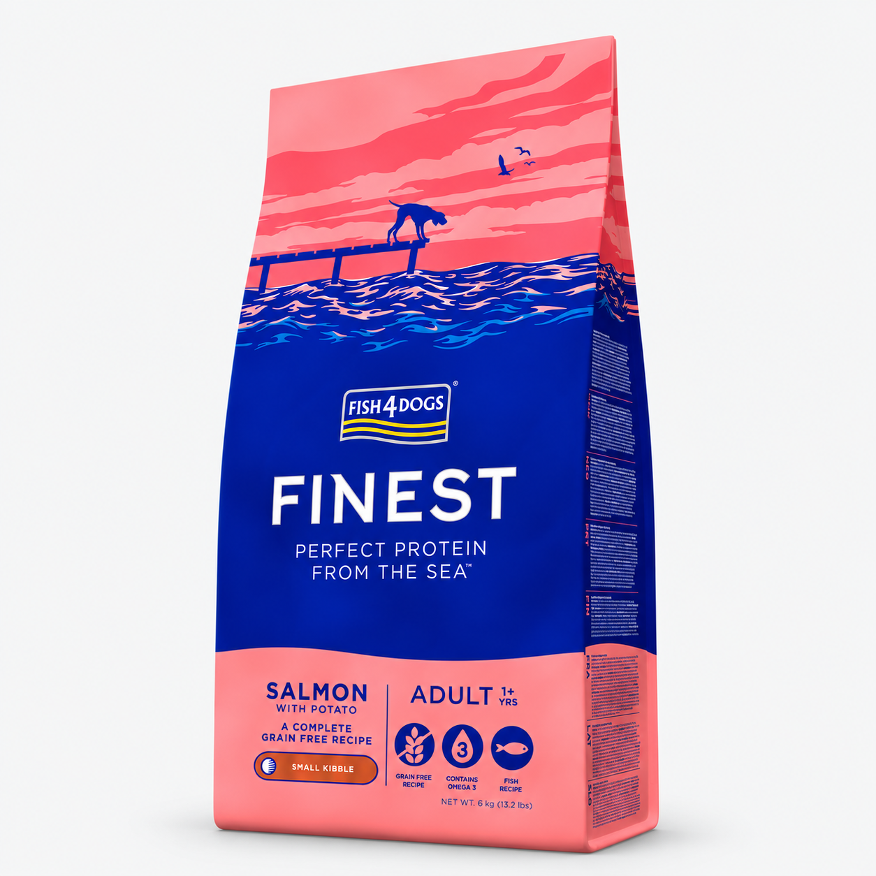 Fish4Dogs Finest Adult – Lachs mit Kartoffel, kleine Kroketten WOLTERS cat & dog GmbH