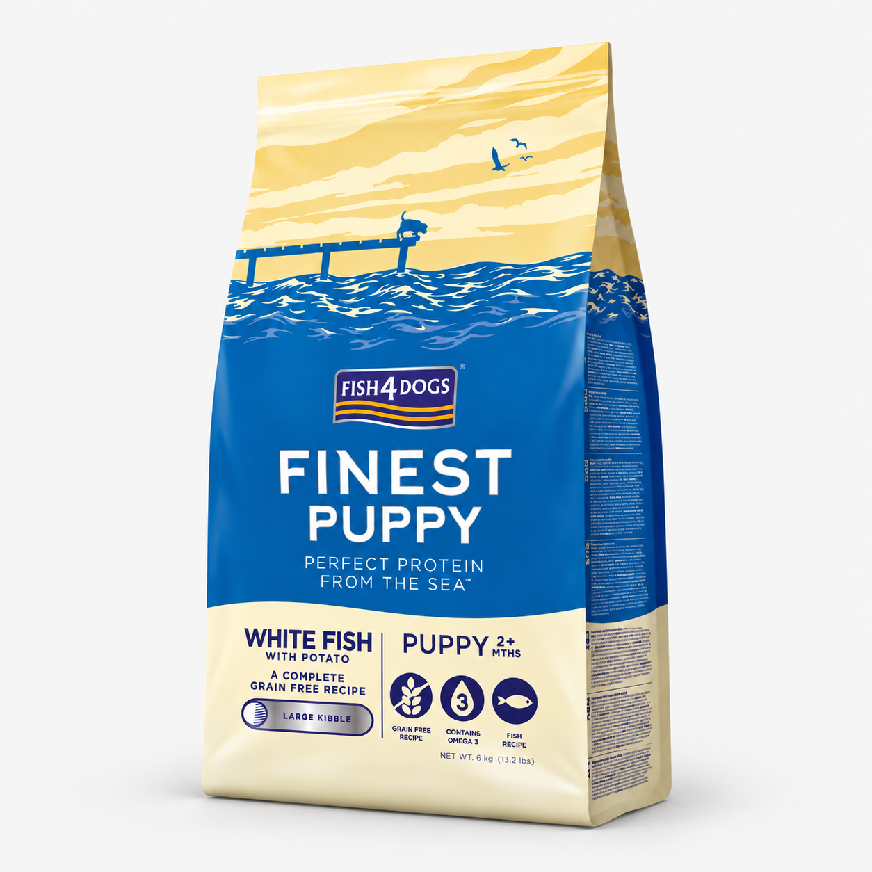 Fish4Dogs Finest Puppy – Weißfisch mit Kartoffel, kleine Kroketten WOLTERS cat & dog GmbH