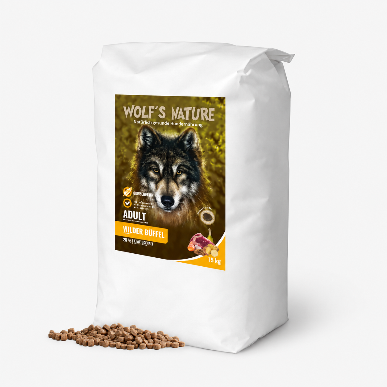 Wolf's Nature Wilder Büffel WOLTERS cat & dog GmbH