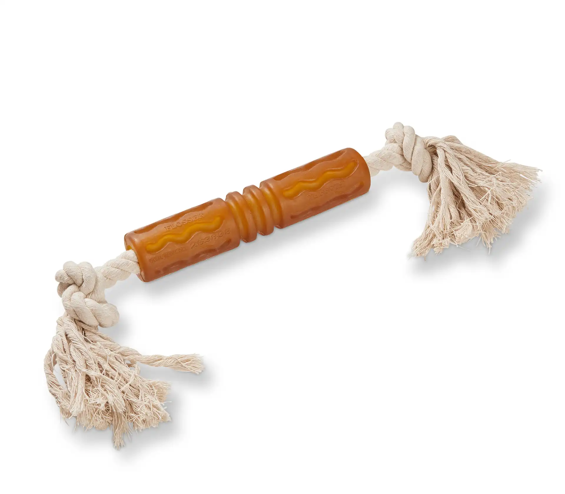 Pure Nature Flosser Throw & Toy with Rope