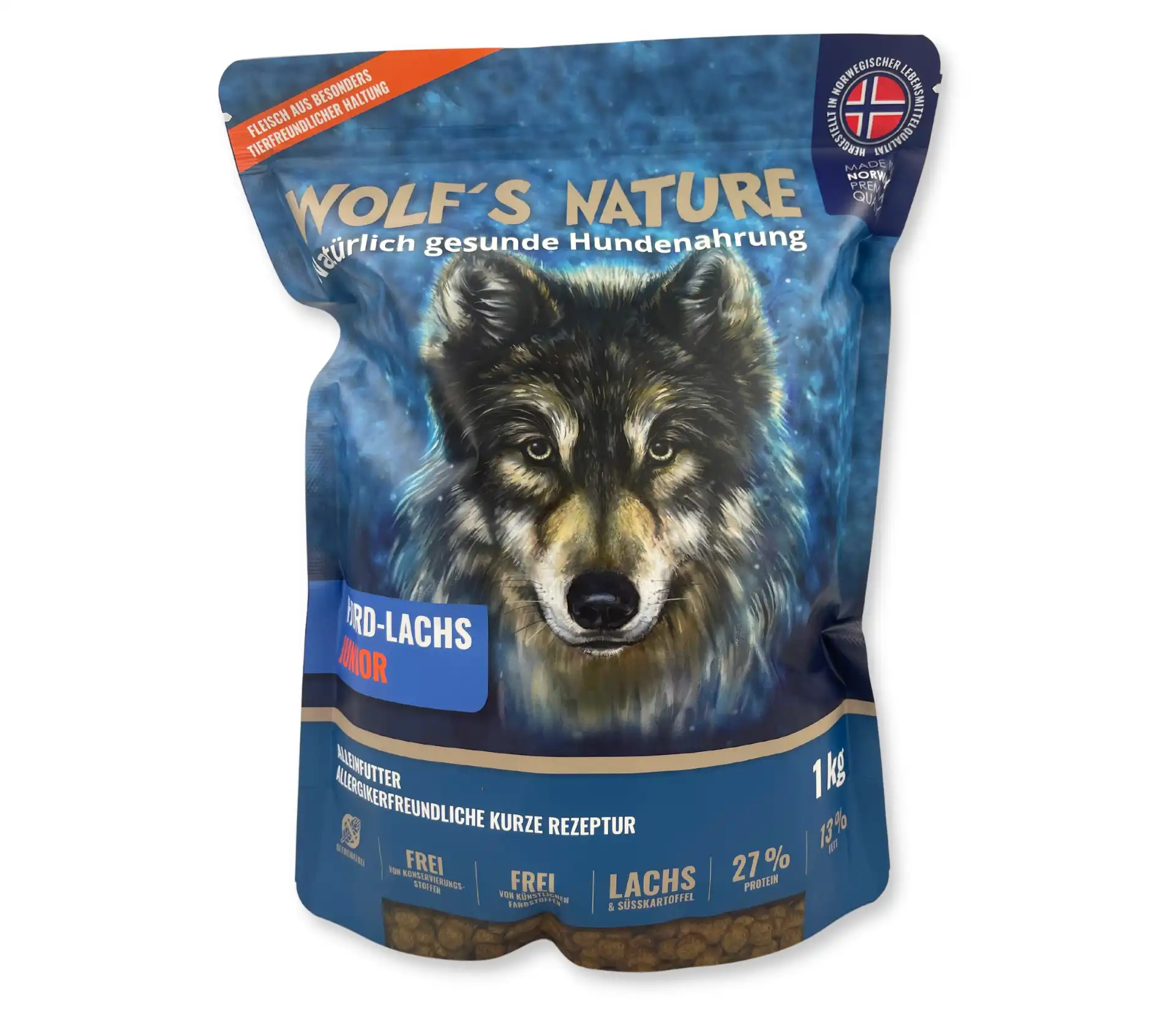 Wolf's Nature Fjord-Lachs Junior