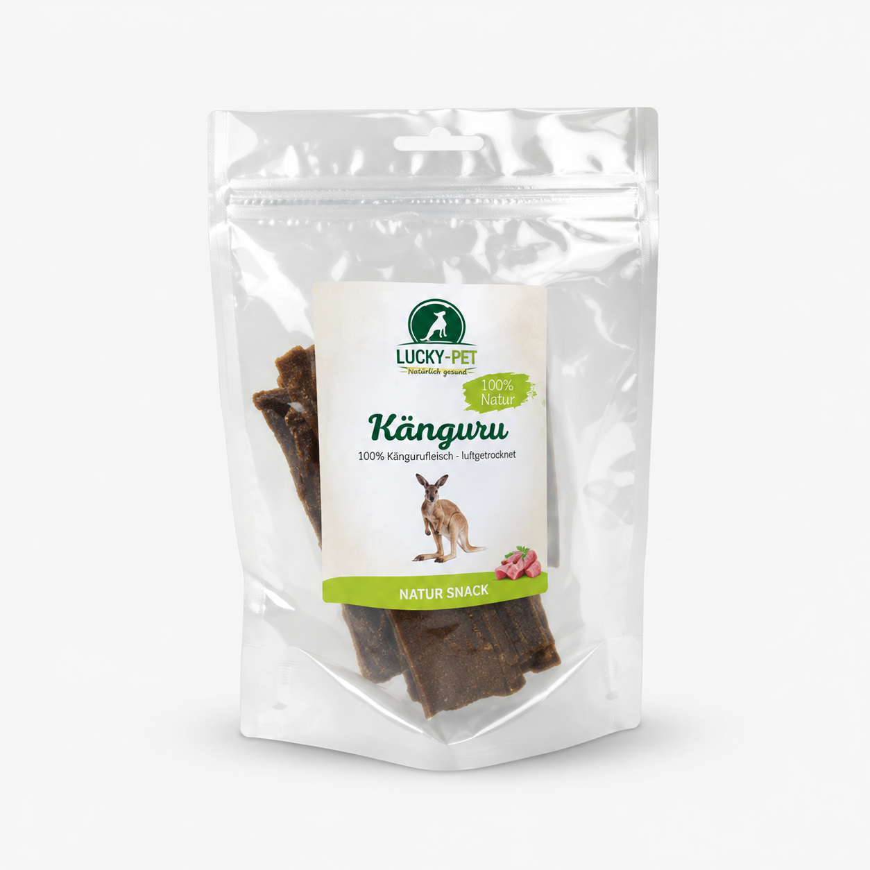 Lucky-Pet Natur Fleischstreifen – Känguru WOLTERS cat & dog GmbH