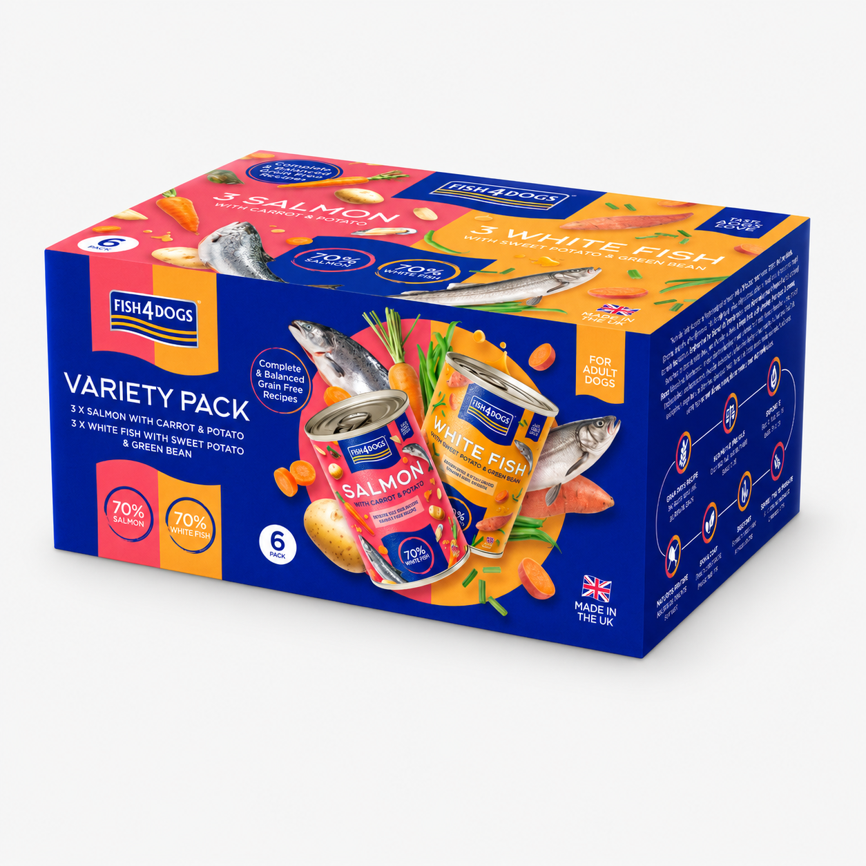 Fish4Dogs Finest – Fisch & Gemüse Multipack WOLTERS cat & dog GmbH