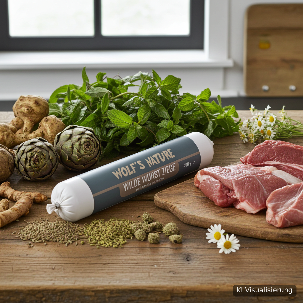 Wolf's Nature Wilde Wurst Ziege