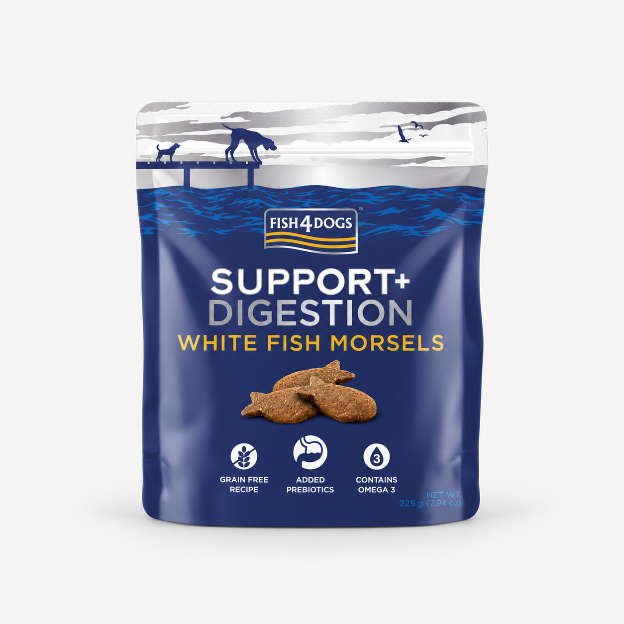 Fish4Dogs Support+ – Verdauung Weißfischhäppchen WOLTERS cat & dog GmbH