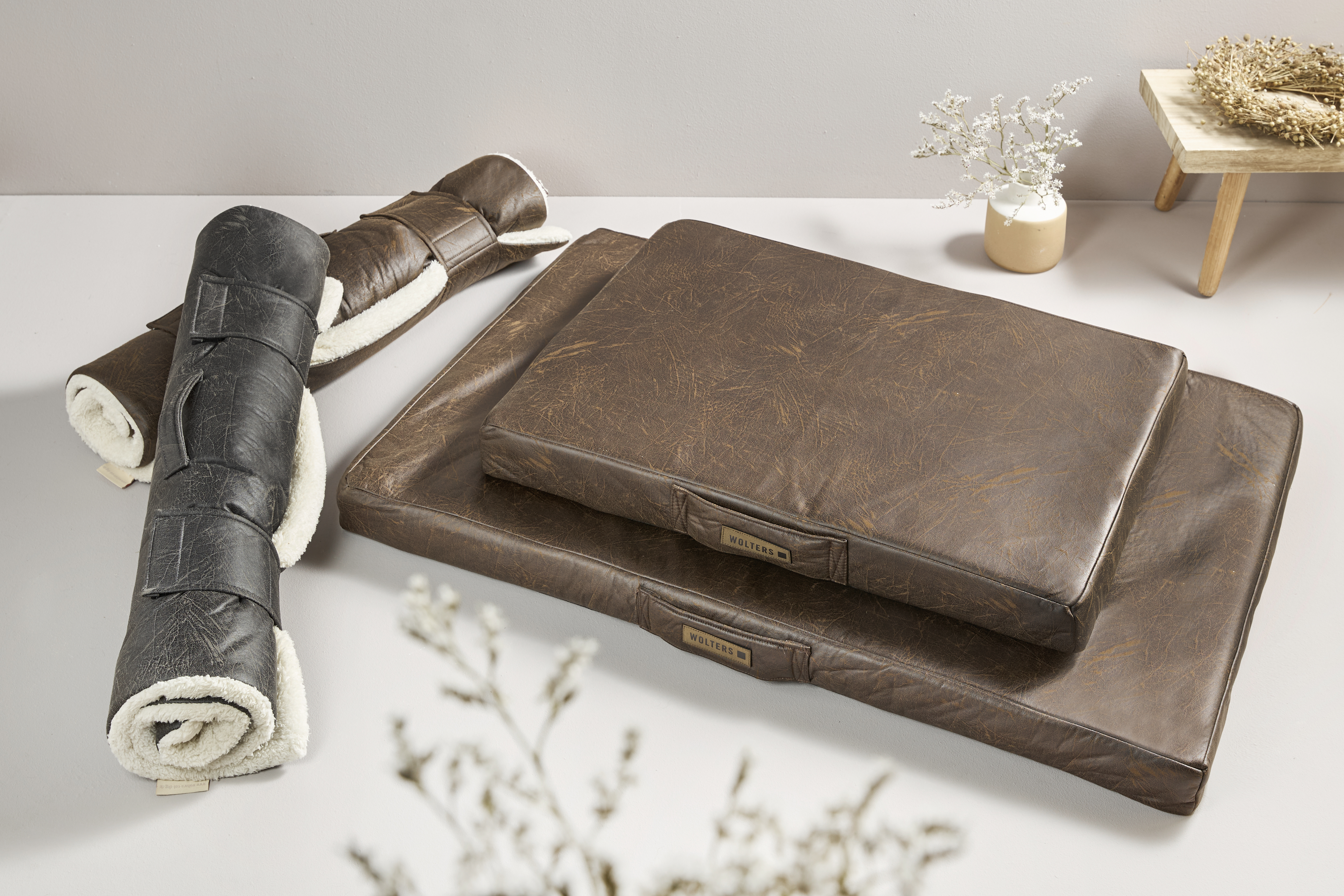 Vintage Mattress & Travel Blanket Set