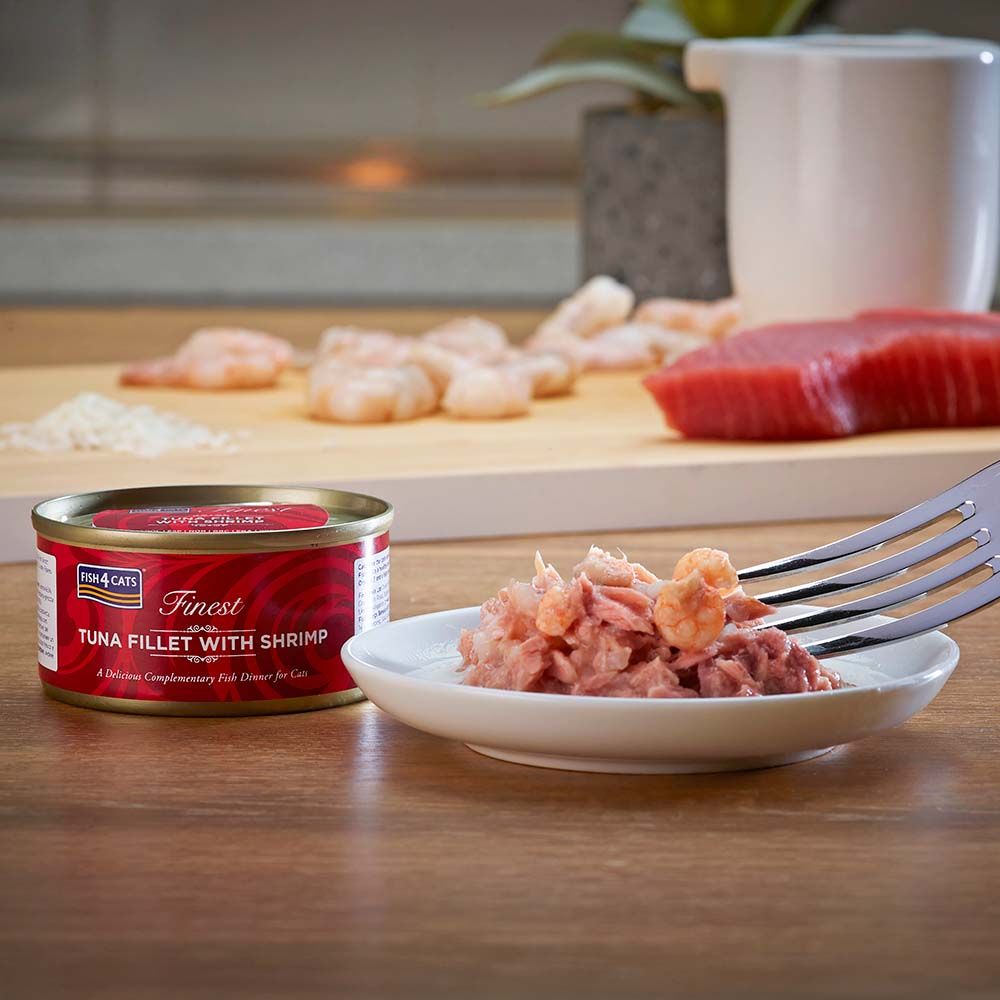 Fish4Cats Finest Tuna Fillet with Prawns