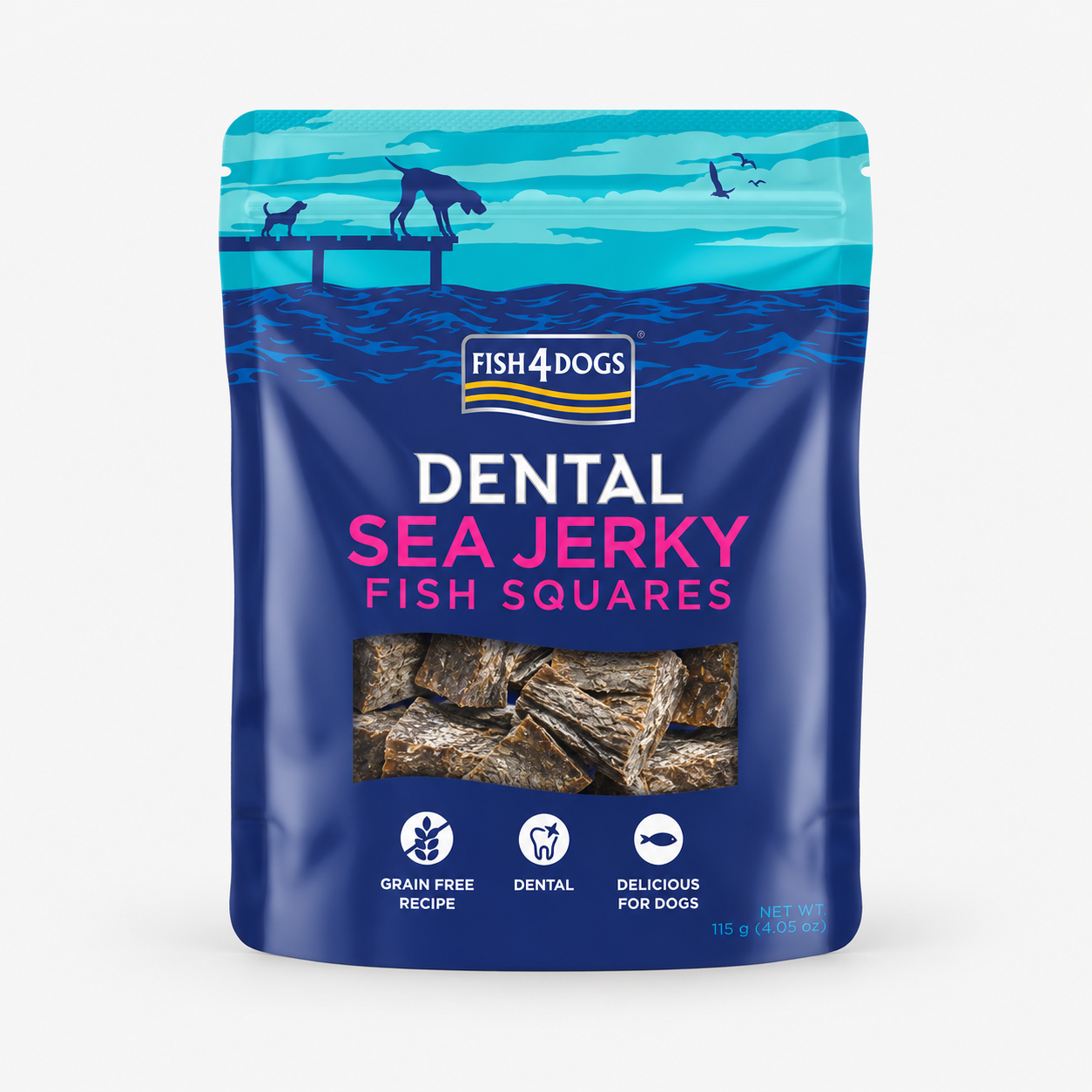 Fish4Dogs Dental Sea Jerky – Fish Squares WOLTERS cat & dog GmbH
