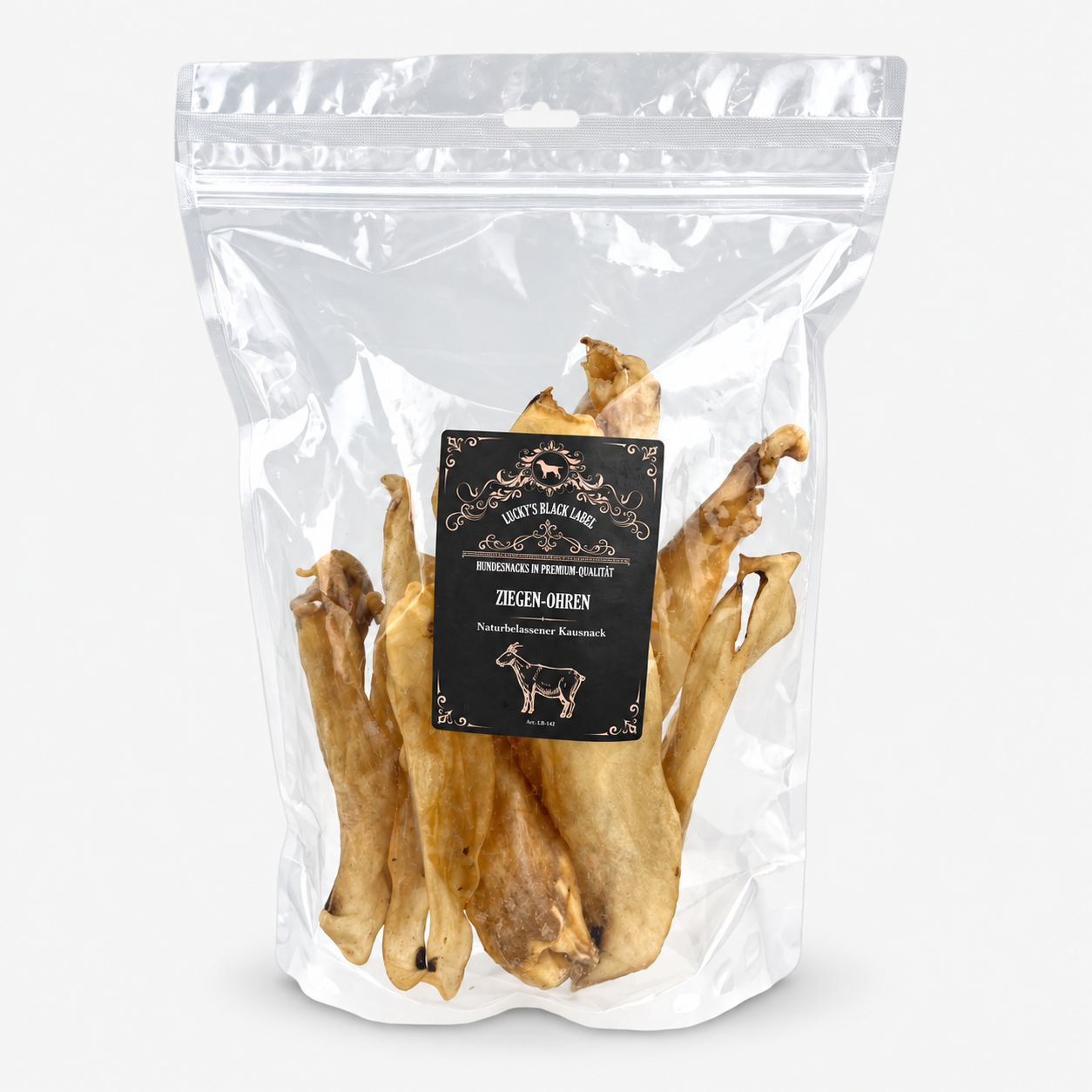 Lucky's Black Label Ziegen-Ohren WOLTERS cat & dog GmbH