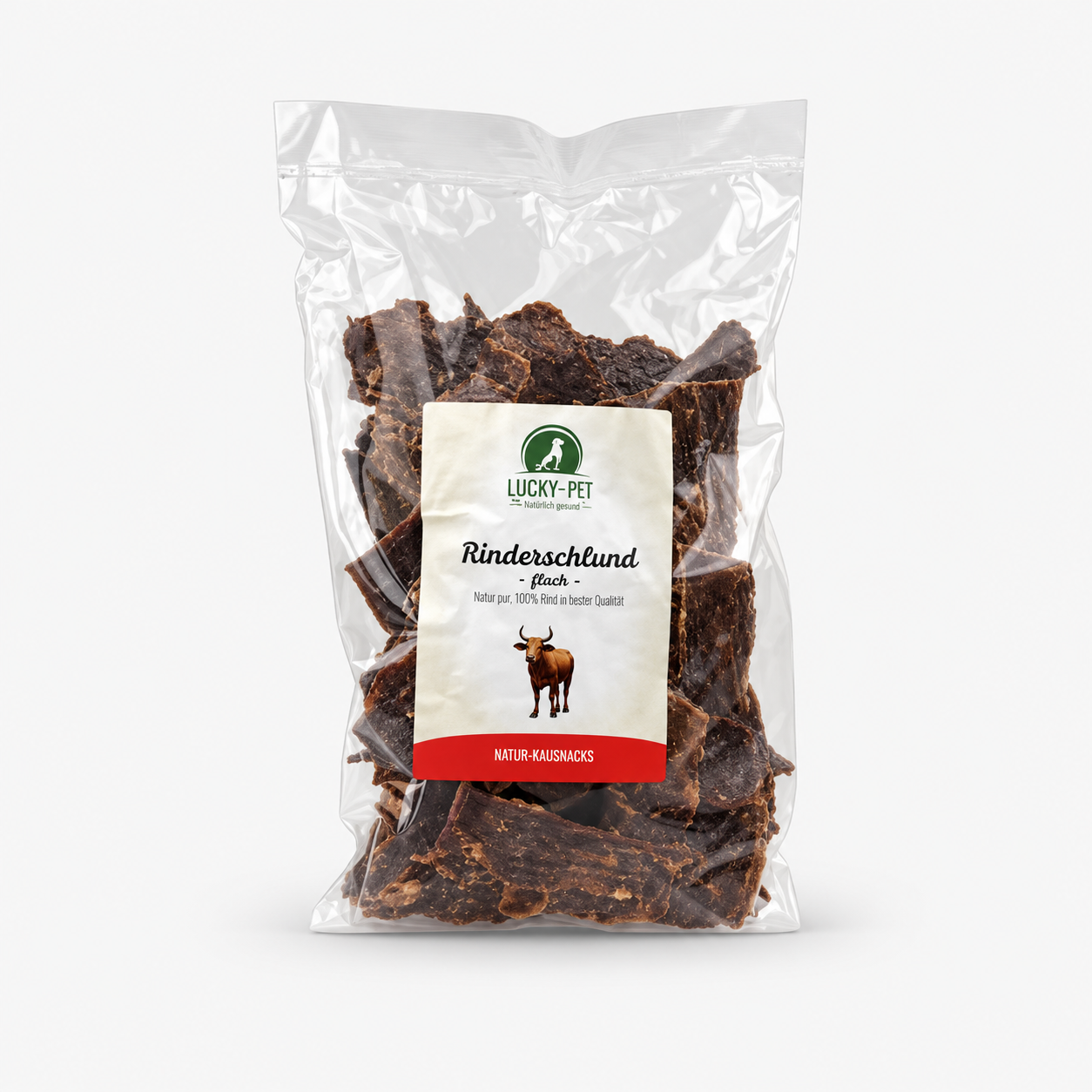 Lucky-Pet Beef Oesophagus Strips Flat
