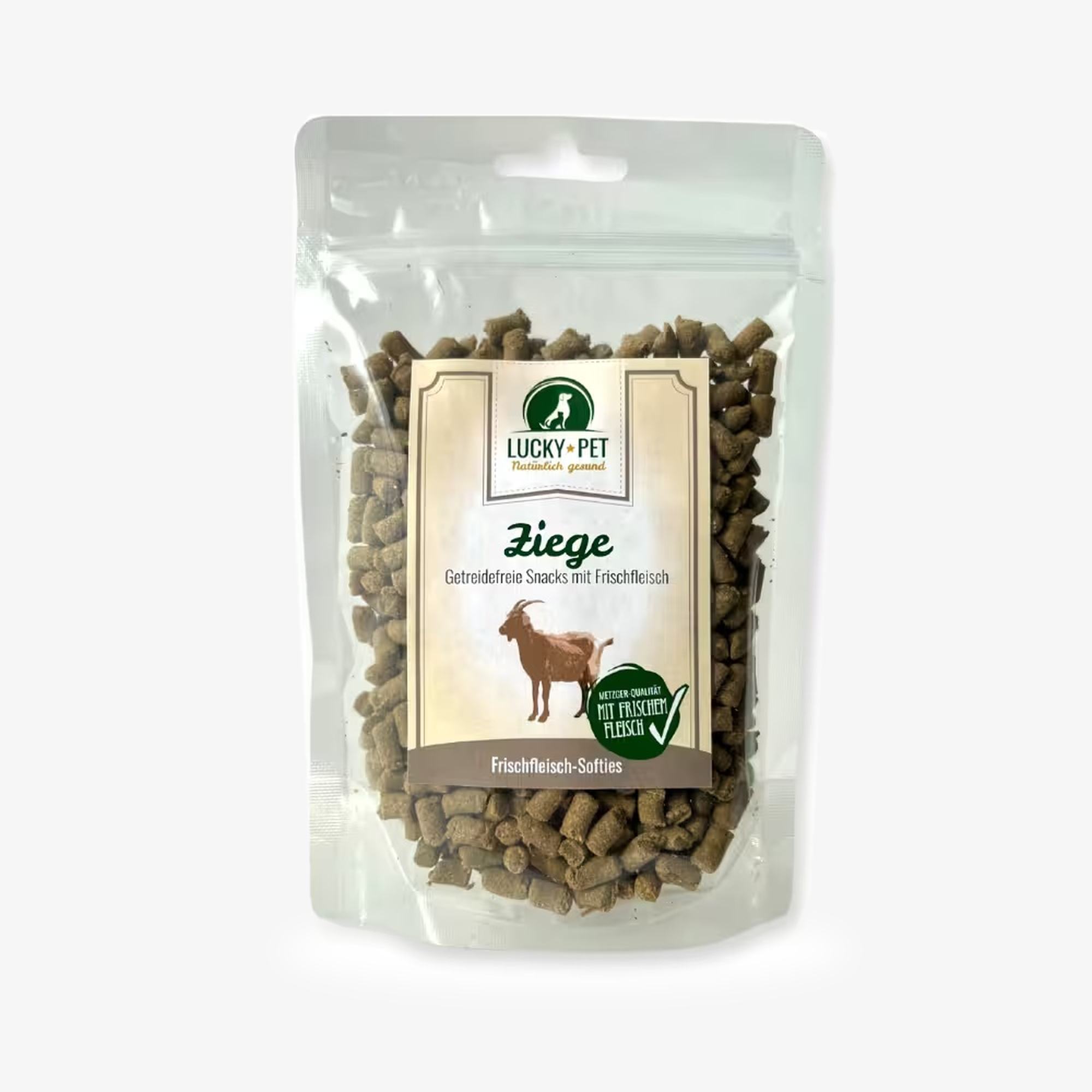 Lucky-Pet Fleischsofties mit Frischfleisch – Ziege