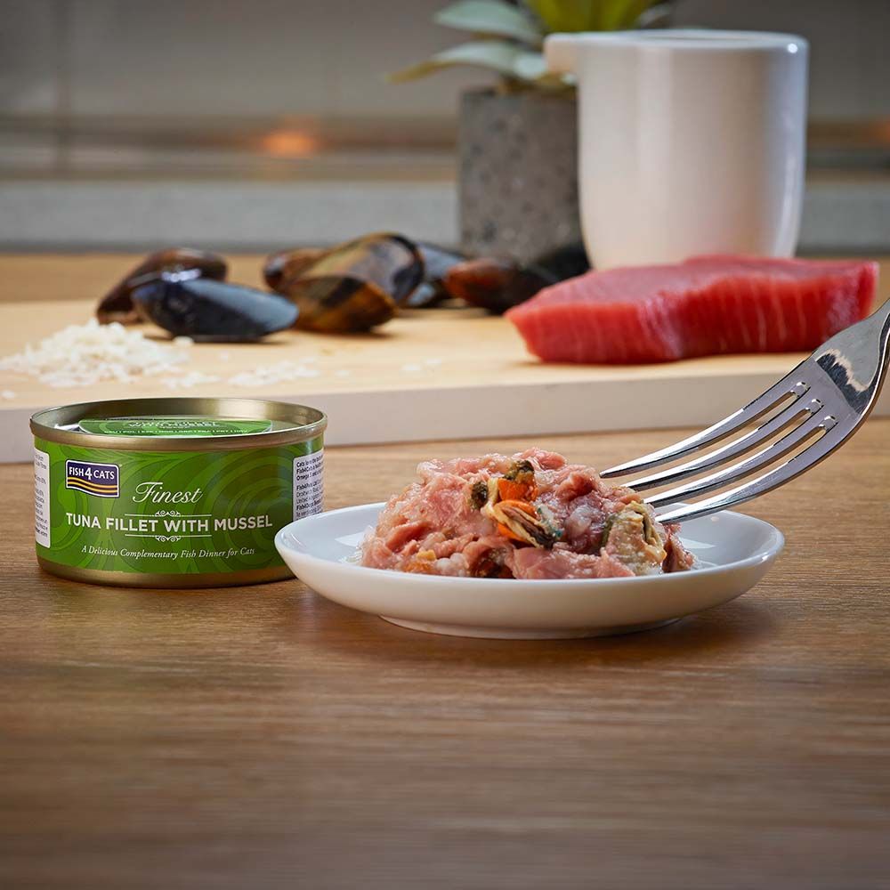 Fish4Cats Finest Tuna Fillet with Green-lipped Mussel