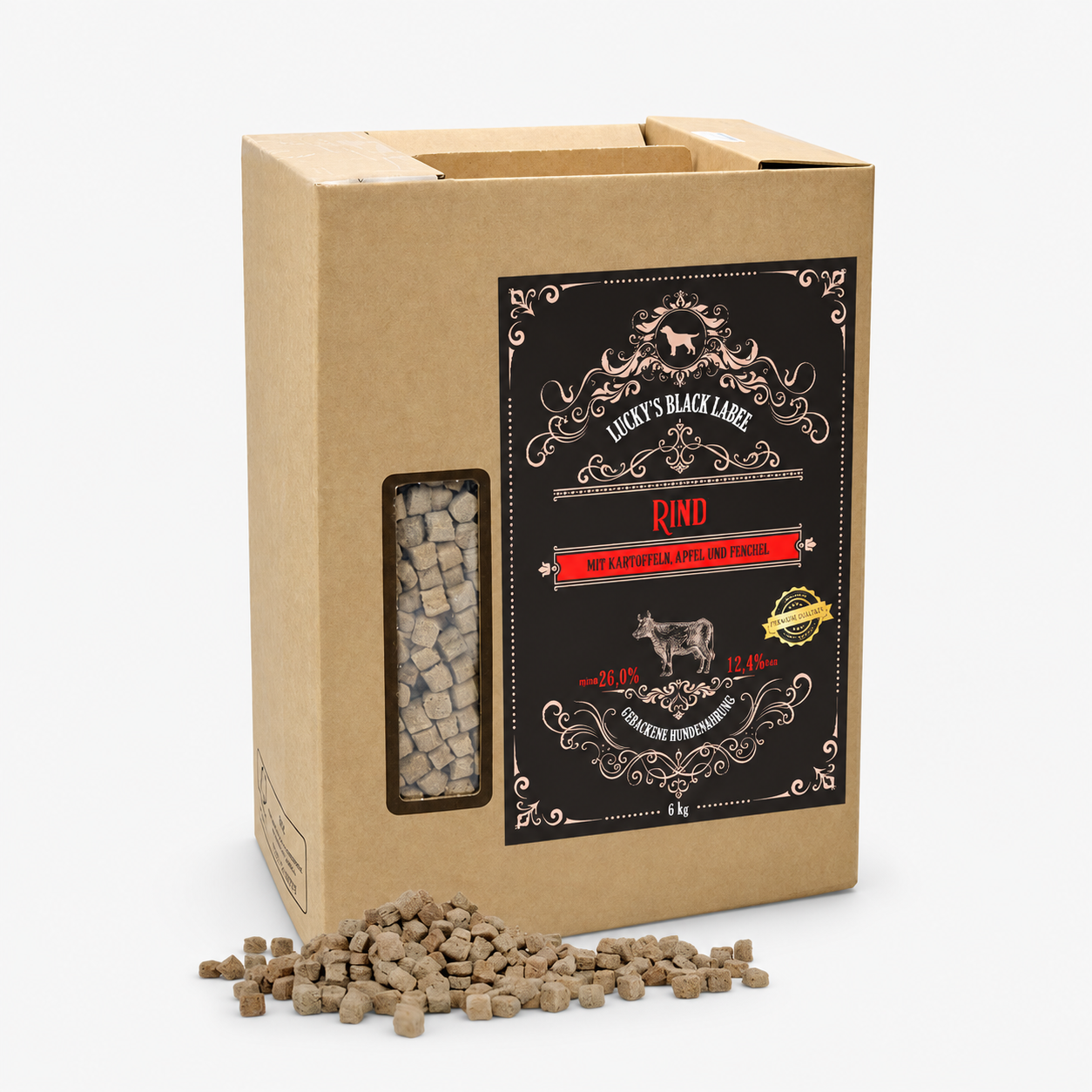 Lucky's Black Label Rind ofengebacken WOLTERS cat & dog GmbH