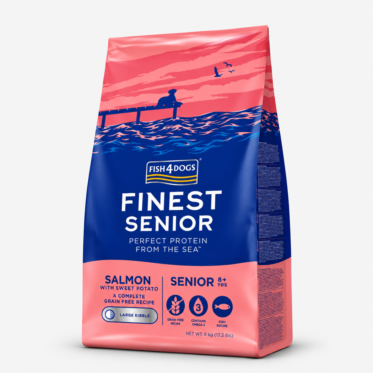 Fish4Dogs Finest Senior – Lachs mit Süßkartoffel, kleine Kroketten WOLTERS cat & dog GmbH