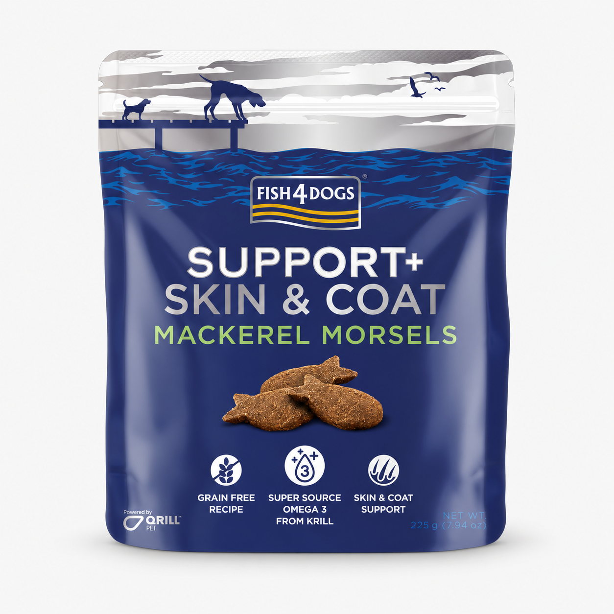 Fish4Dogs Support+ – Haut & Fell Makrelenhäppchen WOLTERS cat & dog GmbH