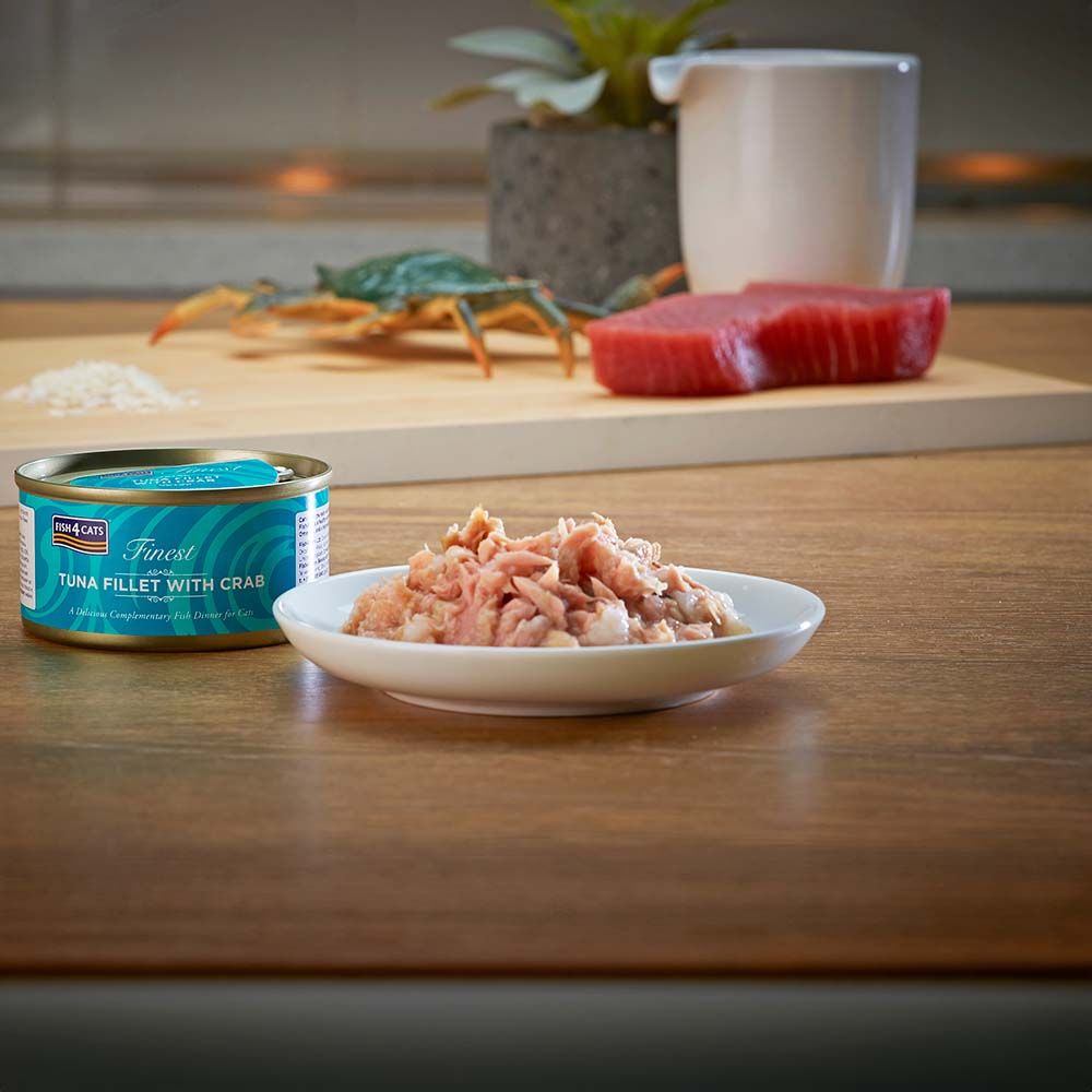 Fish4Cats Finest Tuna Fillet with Crab