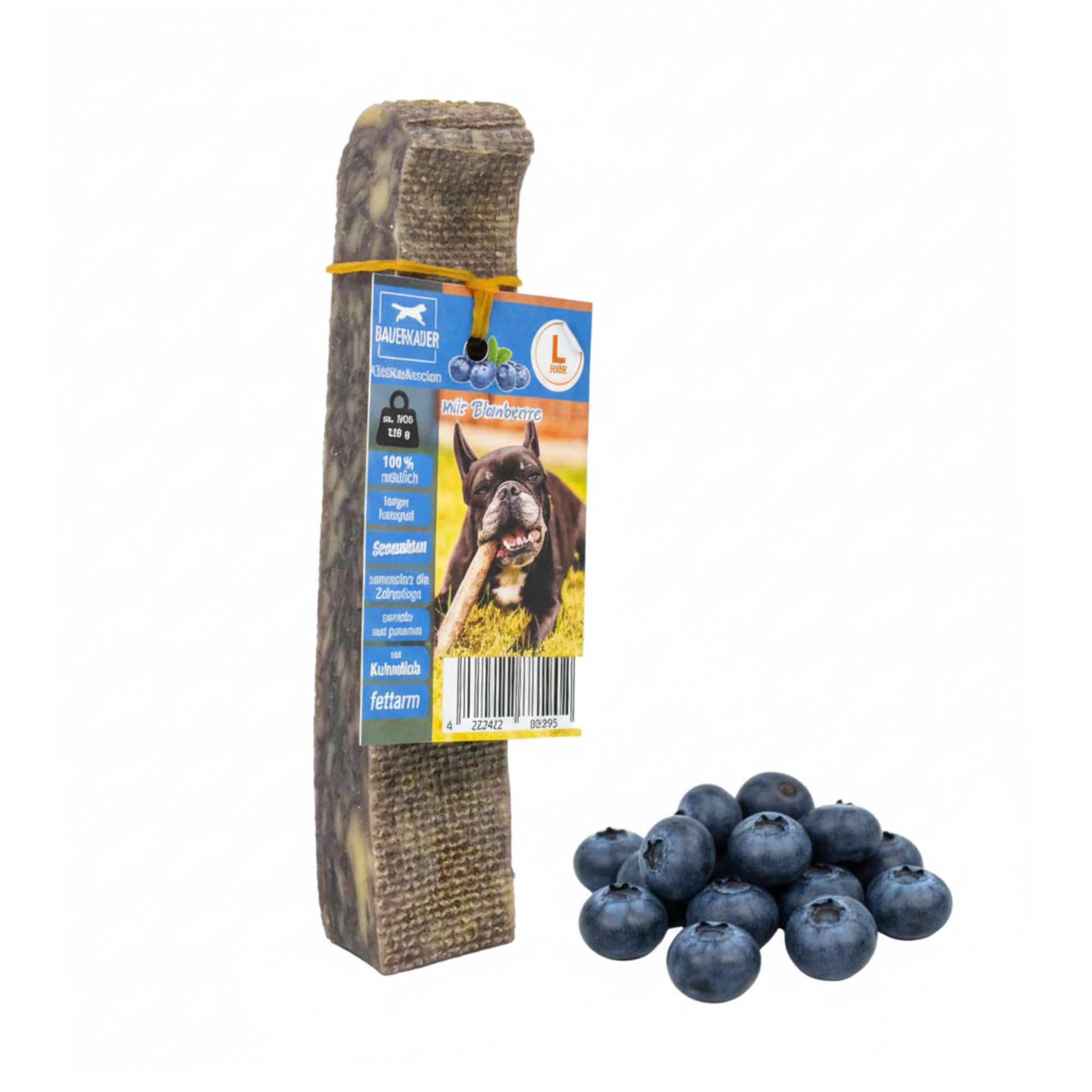 DAUERKAUER Hartkäse-Kauknochen Blaubeere