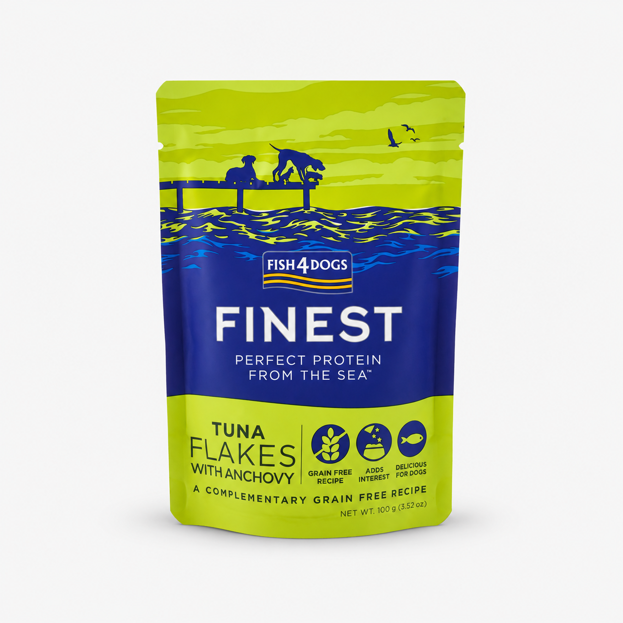 Fish4Dogs Finest – Thunfischflocken mit Sardellen WOLTERS cat & dog GmbH