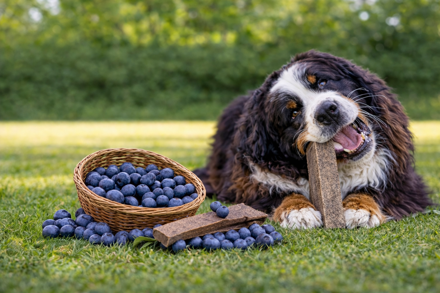 DAUERKAUER Hartkäse-Kauknochen Blaubeere