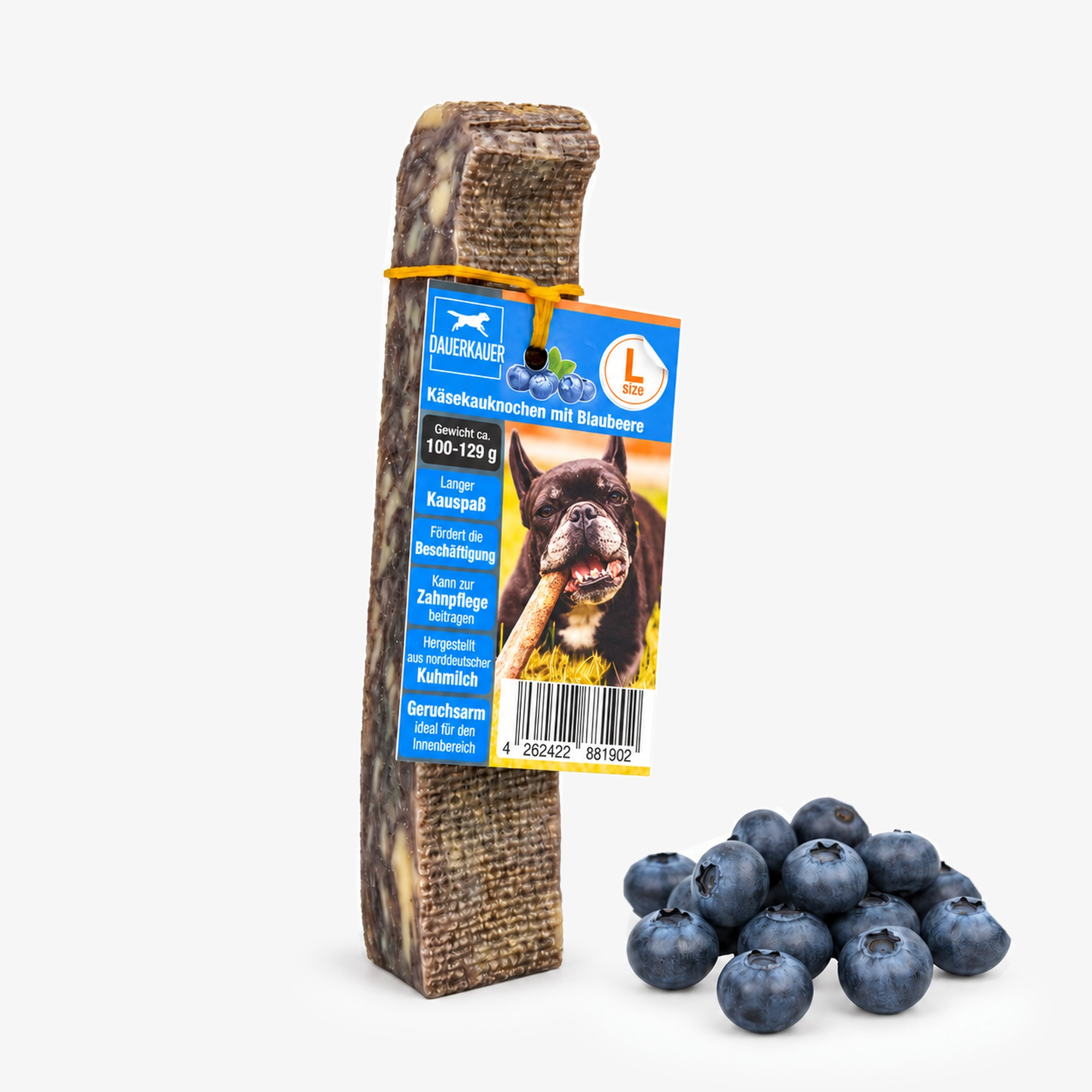 DAUERKAUER Käseknochen Blaubeere