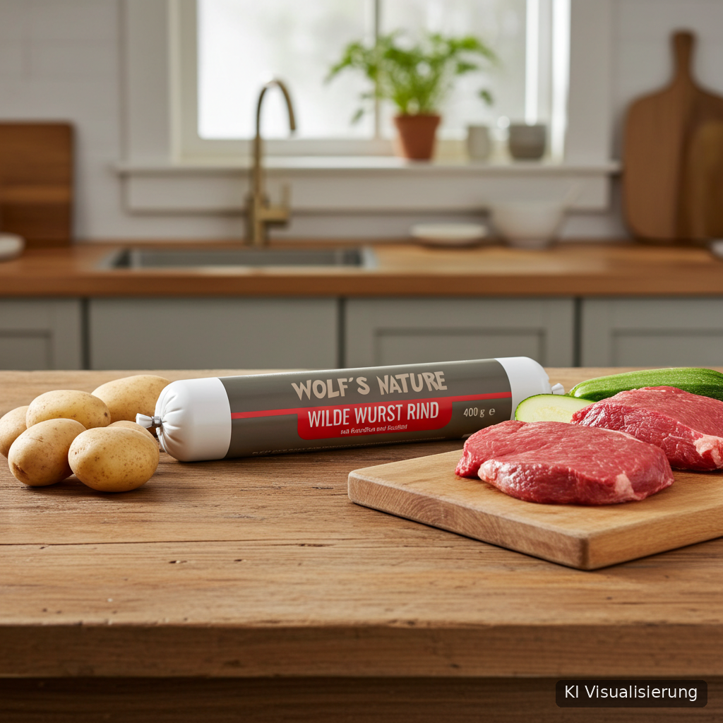 Wolf's Nature Wild Sausage Beef
