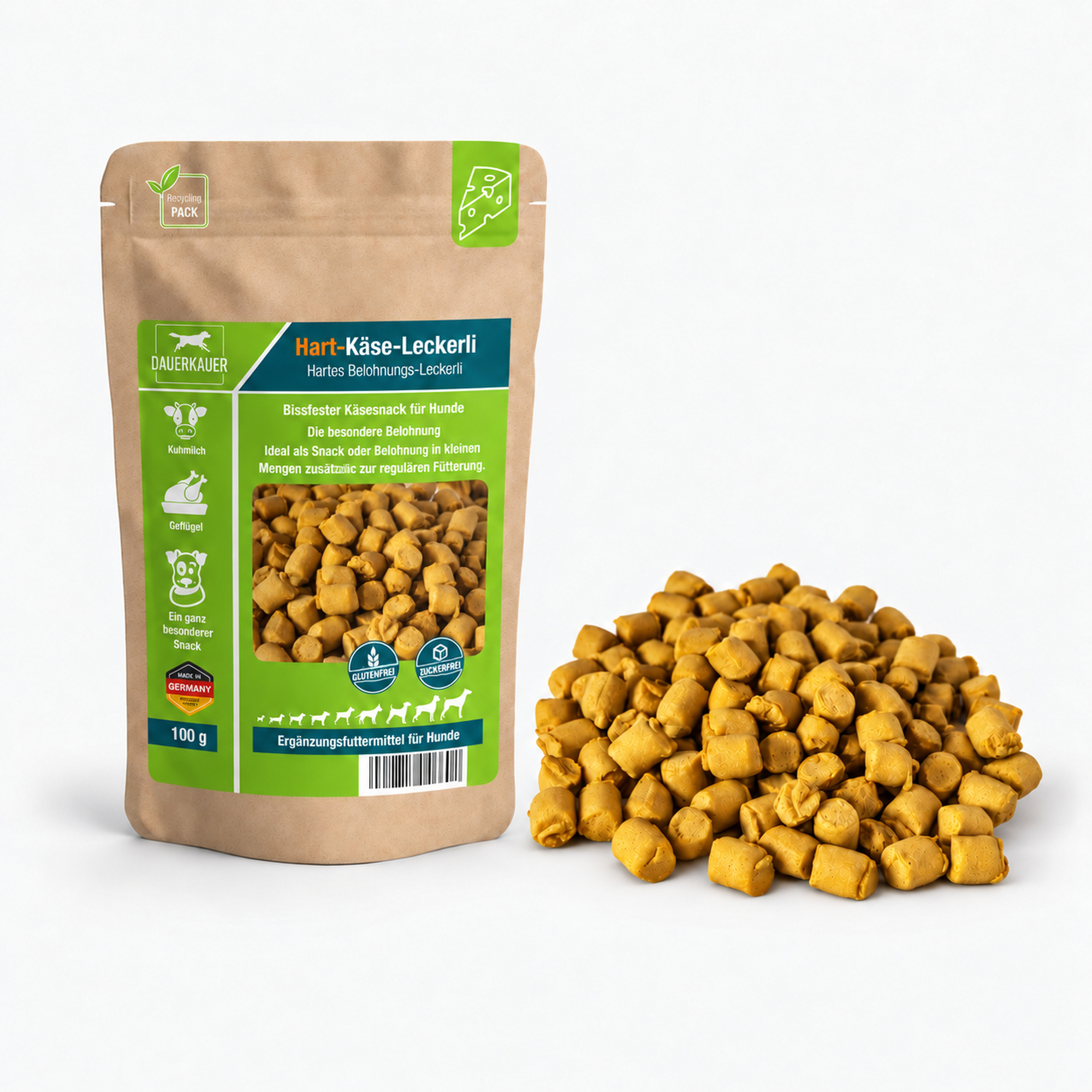 DAUERKAUER Hard Cheese Reward Treats