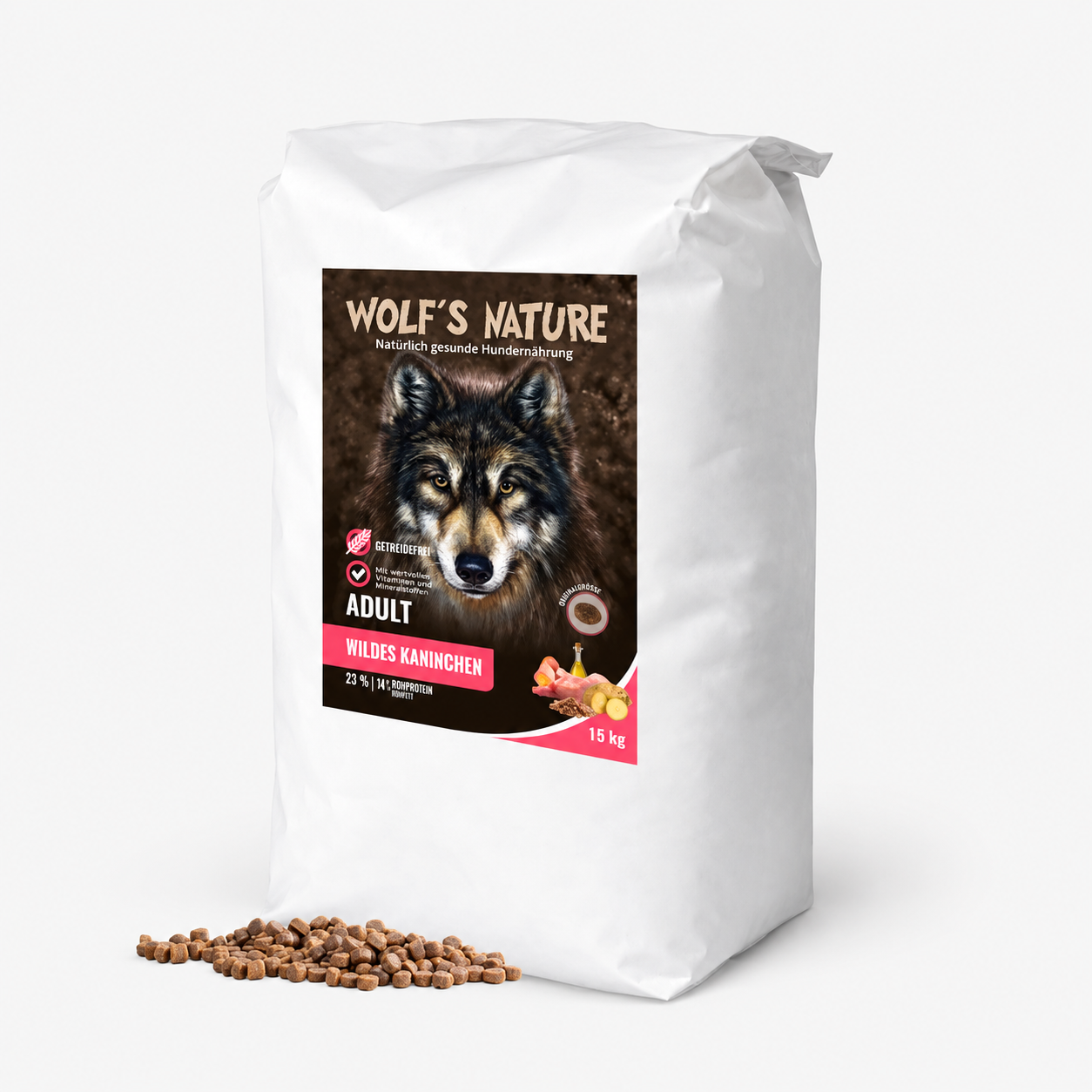 Wolf's Nature Wildes Kaninchen WOLTERS cat & dog GmbH