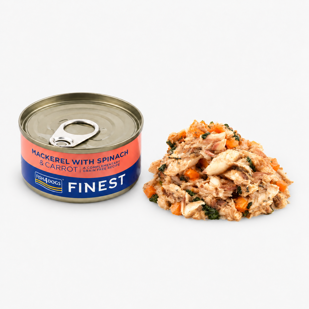 Fish4Dogs Finest – Makrele mit Karotten & Spinat WOLTERS cat & dog GmbH