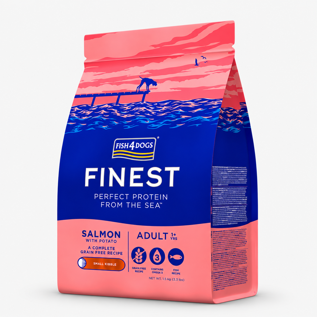 Fish4Dogs Finest Adult – Lachs mit Kartoffel, kleine Krokette WOLTERS cat & dog GmbH