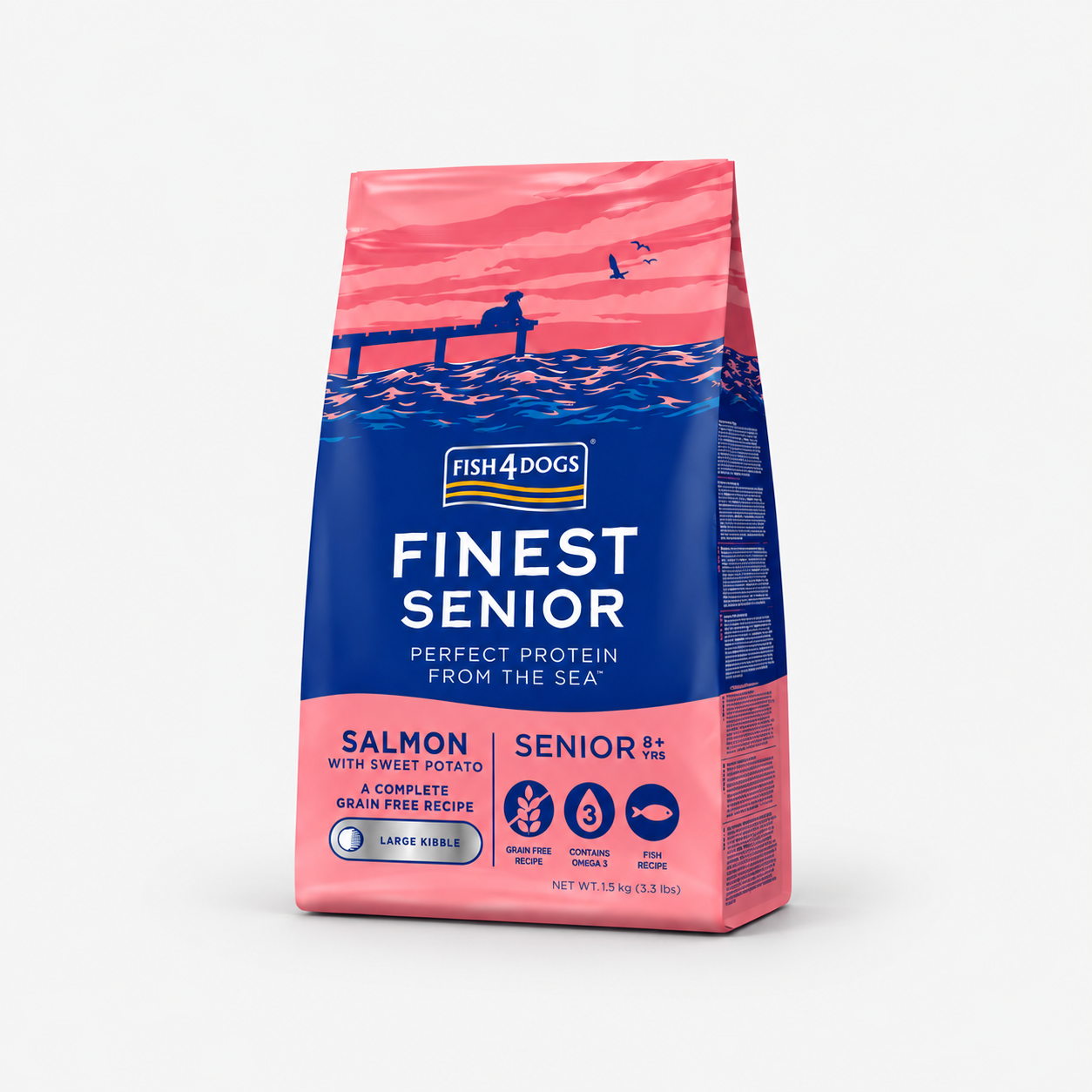 Fish4Dogs Finest Senior – Lachs mit Süßkartoffel, kleine Kroketten WOLTERS cat & dog GmbH