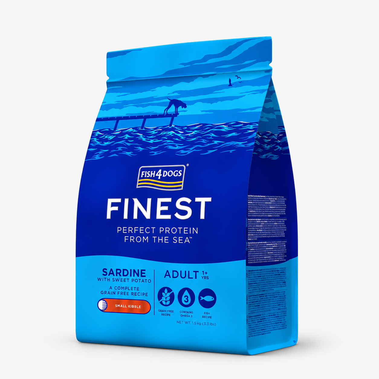 Fish4Dogs Finest Adult – Sardine mit Süßkartoffel, kleine Kroketten WOLTERS cat & dog GmbH