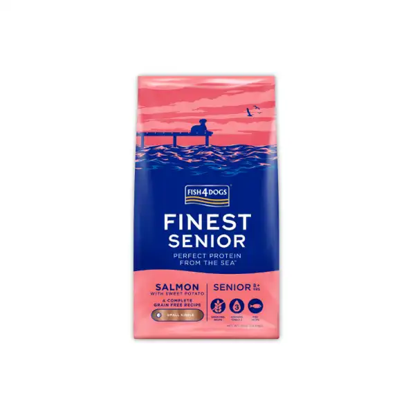 Wolters Lucky Pet F4D Finest Senior Lachs Kartoffel KK 12kg Fish4Dogs Finest Senior