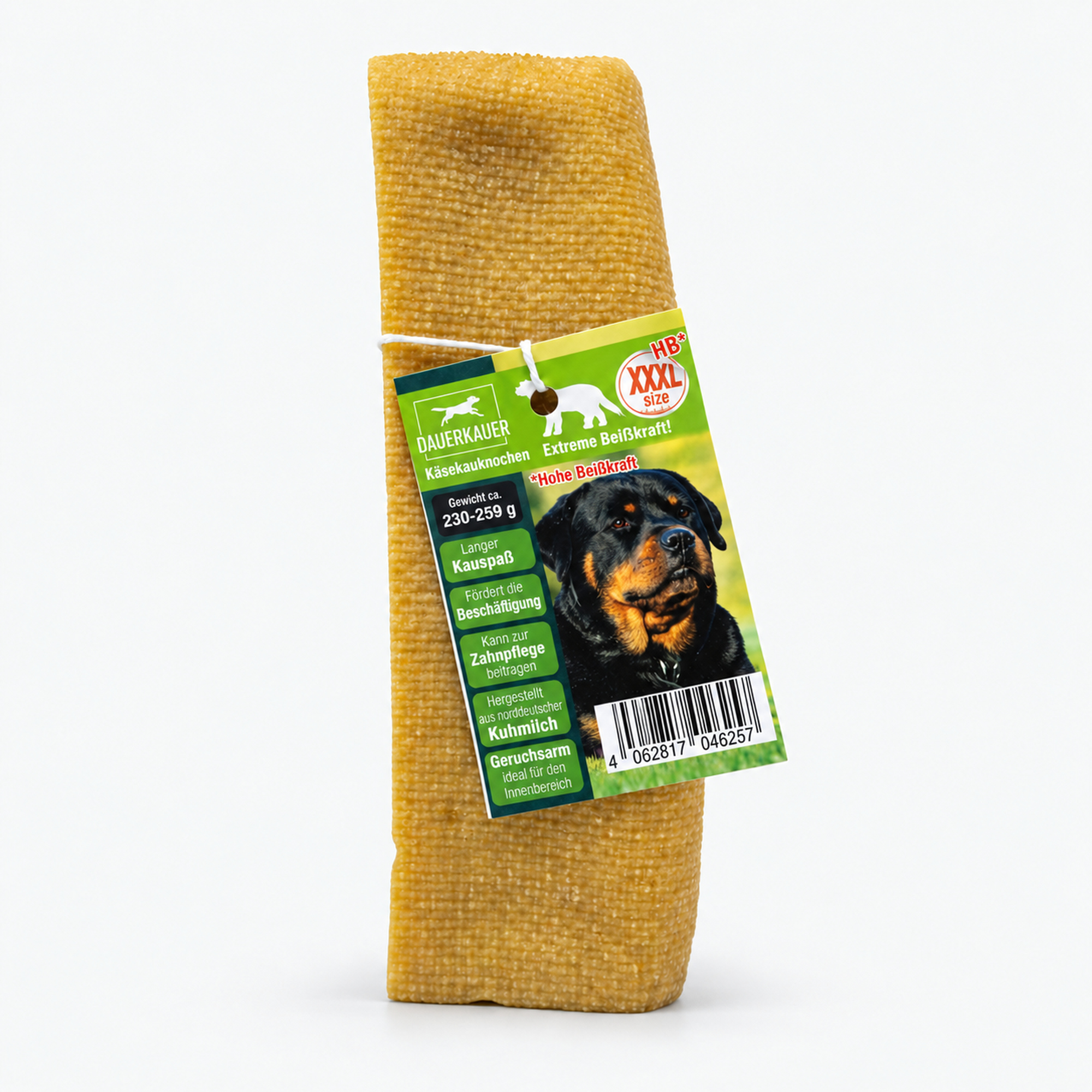 DAUERKAUER Cheese Chew Bones, High Bite Strength