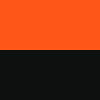 schwarz / neon orange