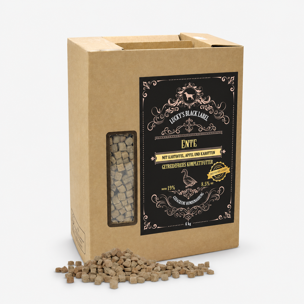 Lucky's Black Label Ente ofengebacken WOLTERS cat & dog GmbH