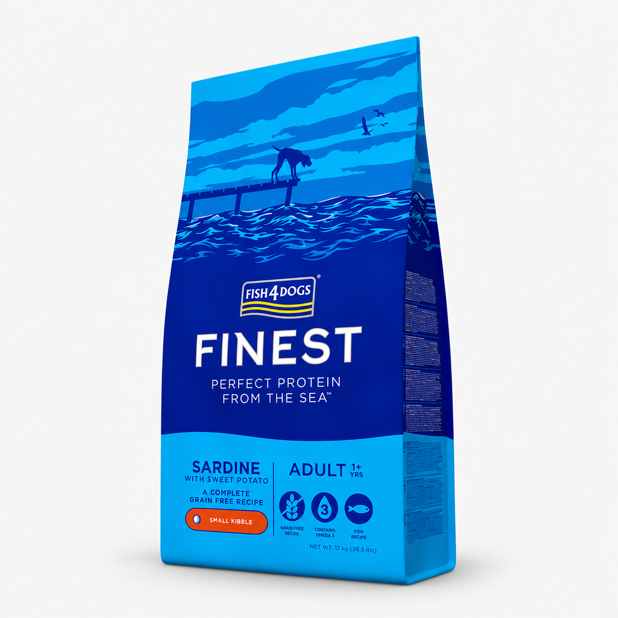 Fish4Dogs Finest Adult – Sardine mit Süßkartoffel, kleine Kroketten WOLTERS cat & dog GmbH